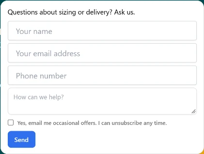 Proofly request form notification