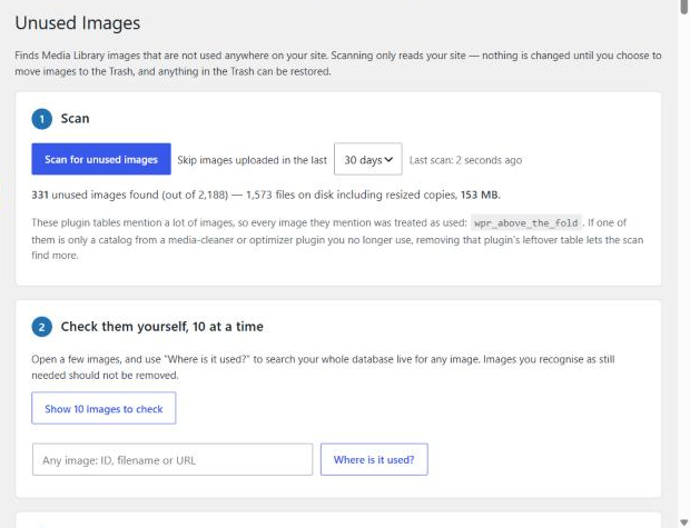 Discounly Unused Image Cleaner: Scan for unused images